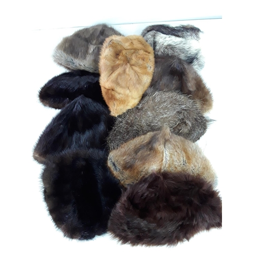 109 - 9 fur hats