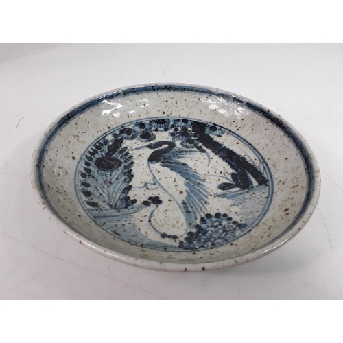 649 - Oriental B&W dish