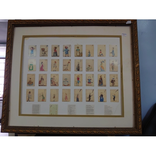 287 - Framed cards