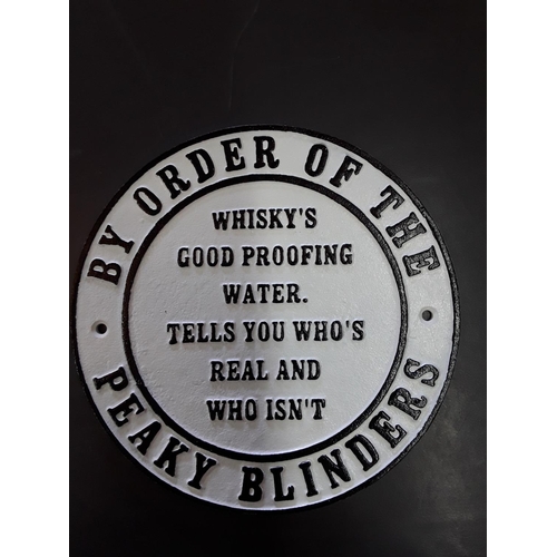 15 - Peaky Blinders cast metal sign