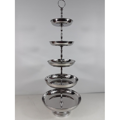 70 - Plated 5 tier serving stand