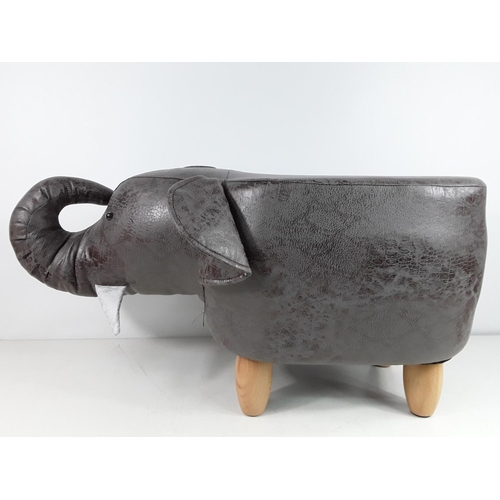 71 - Elephant footstool