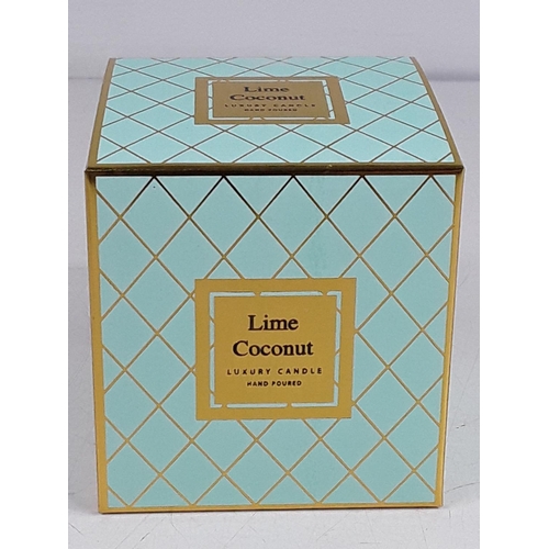 8 - Boxed Lime and coconut candle