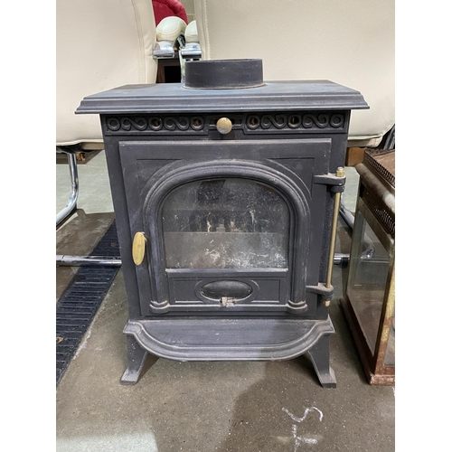 116 - MODERN CAST IRON LOG BURNER