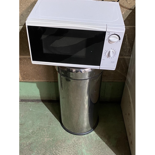 8 - MICROWAVE AND KITCHEN BIN