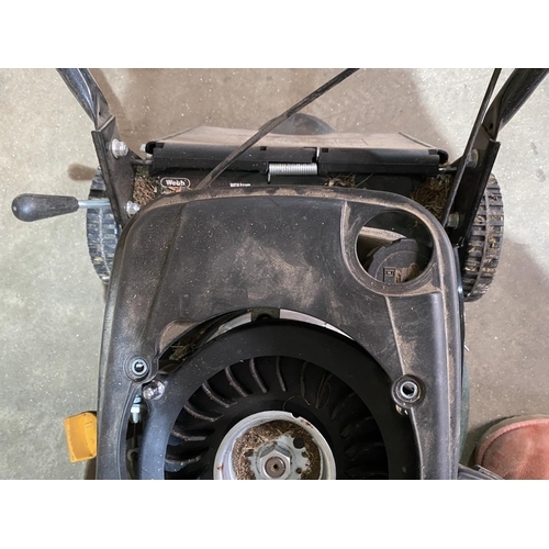 34 - PETROL WEBB LAWN MOWER - SPARES OR REPAIRS
( STARTING PULL BROKEN)