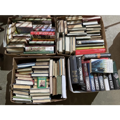 16 - 4 BOXES OF VARIOUS BOOKS MAINLEY CRICKET