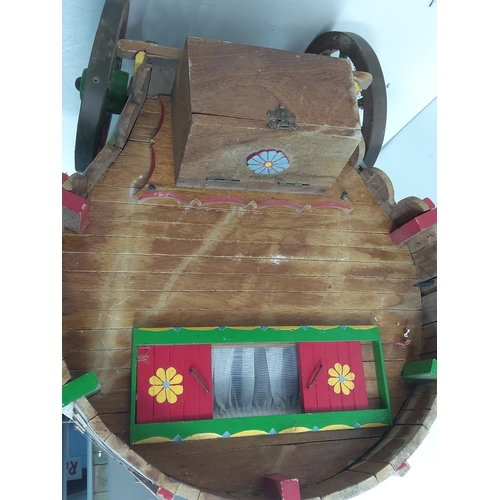 218 - Large model Gypsy caravan approx 55cms by 44cms