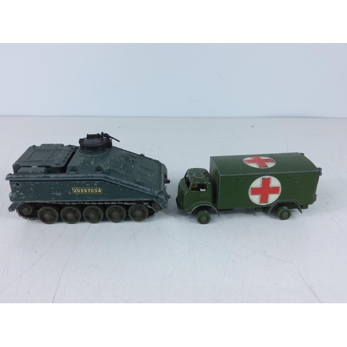 230 - 2 vintage military model vehicles