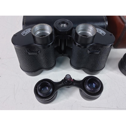 503 - 2 pairs of cased binoculars