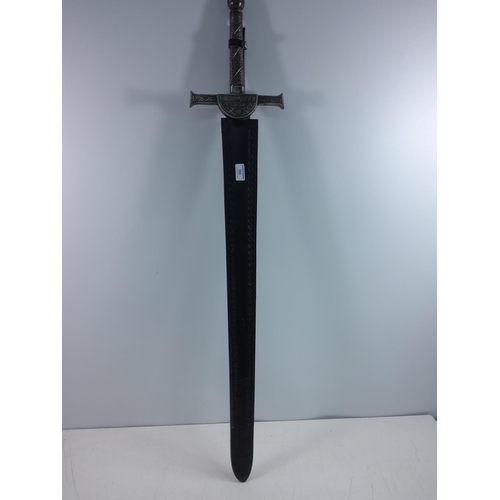 183 - Sword with sheath reproduced from the film Highlander