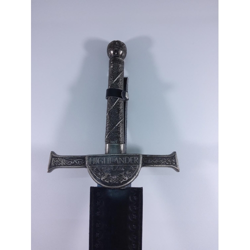 183 - Sword with sheath reproduced from the film Highlander