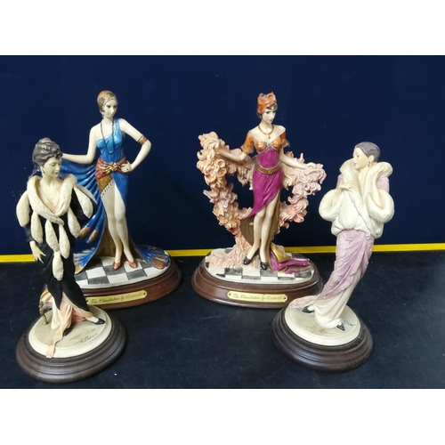 221 - 4 lady figures