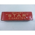 wills star cigarettes dominoes Red Wills Star cigarette domino set with tin plate dominoes