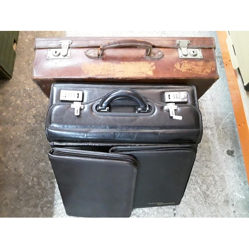 1 - Vintage case, flight case and qty of handbags