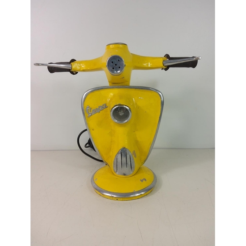 224 - Yellow Vespa lamp