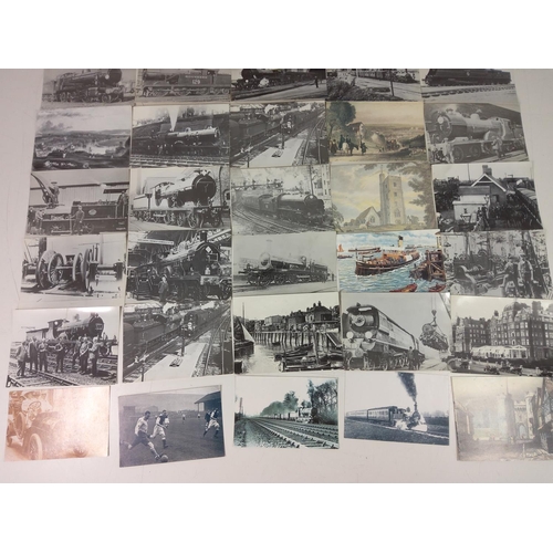 72 - Postcards and candlestick