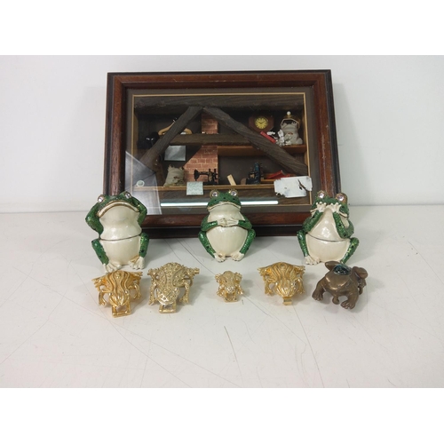 205 - Frog collectables