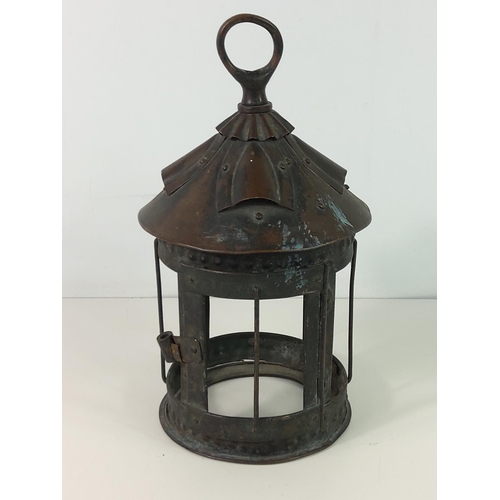 137 - Antique lantern frame