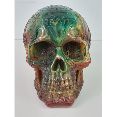 145 - Tribal style skull