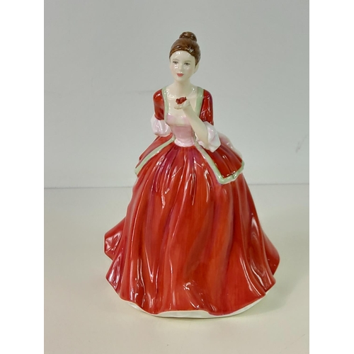 449 - Boxed Doulton lady figure and an unboxed Coalport lady figure