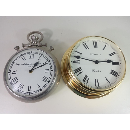 345 - 2 wall clocks