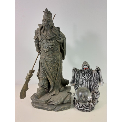 346 - Oriental God figure plus one