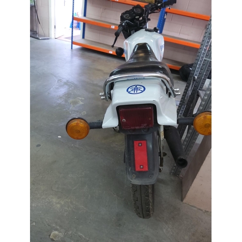 71 - Yamaha RD125 LC, no documents, not registered in UK but complete with Nova documents and key