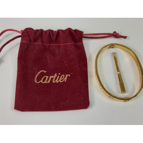 451 - Bracelet marked Cartier