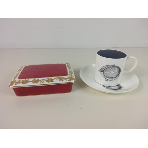 510 - Wedgwood Susie Cooper design cup & saucer and a Wedgwood trinket dish