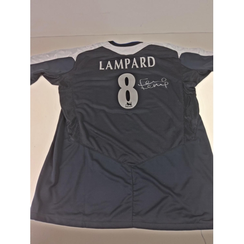 359 - Signed Chelsea Frank Lampard shirt new with tags with certificate