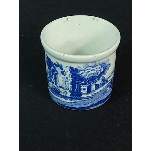 258 - Box of blue and white china mainly Spode