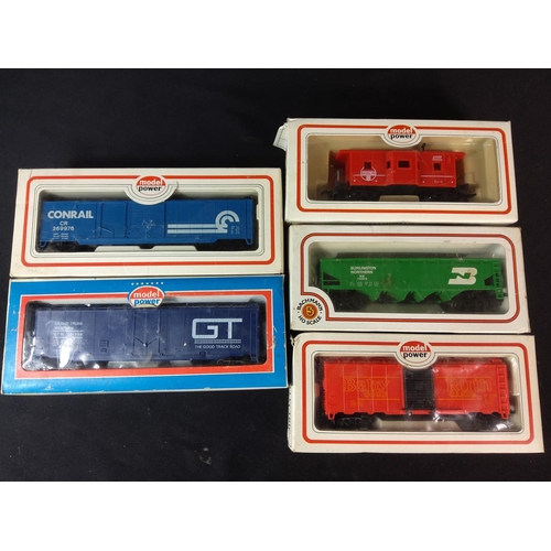12 - Boxed model railway rolling stock