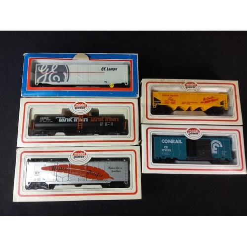14 - Boxed model railway rolling stock