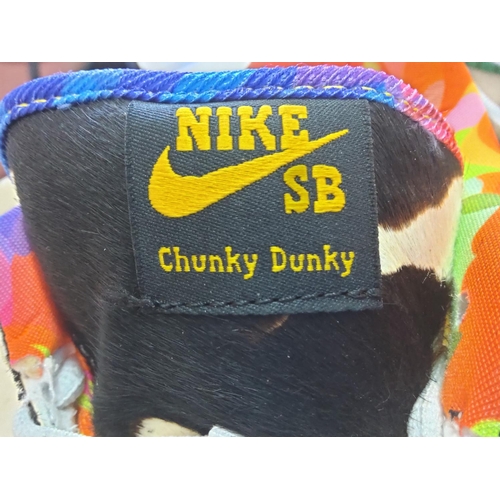 88 - Pair of Nike Ben & Jerrys Chunky Dunky trainers with box and 3 pairs of laces, UK size 7.5 (we are n... 