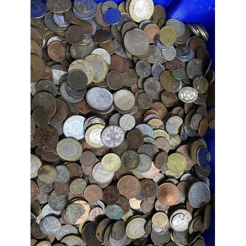 233 - Large quantity of mixed coins approx 7.2kg