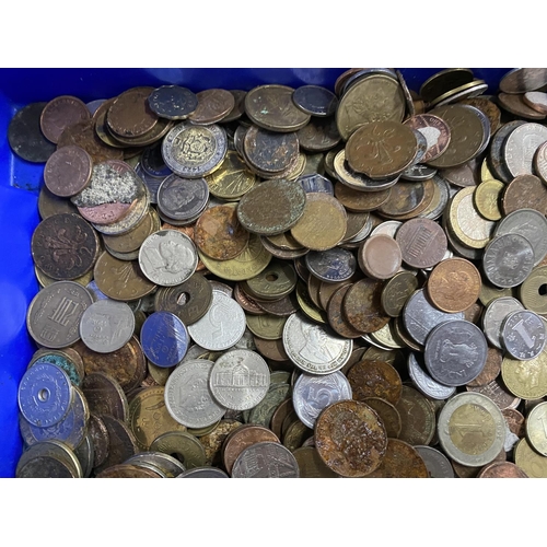 235 - Large quantity of mixed coins approx 7.2kg