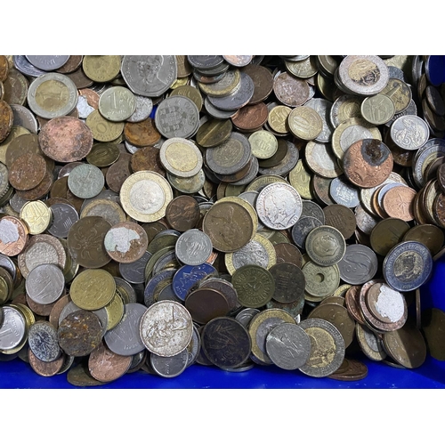 235 - Large quantity of mixed coins approx 7.2kg