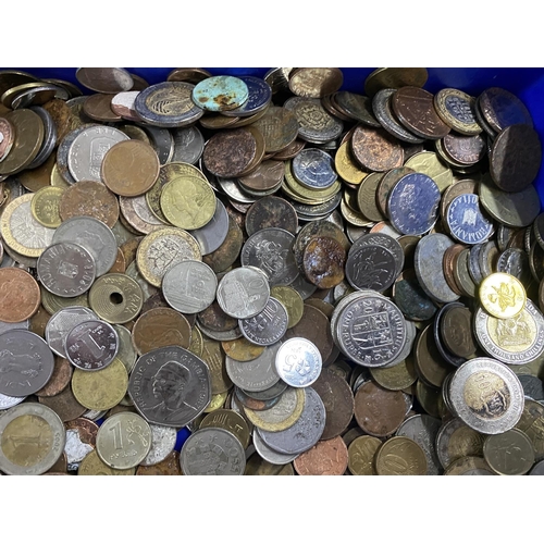 235 - Large quantity of mixed coins approx 7.2kg