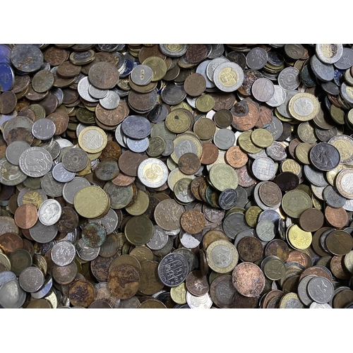 235 - Large quantity of mixed coins approx 7.2kg