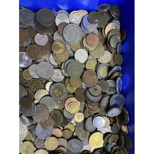 236 - Large quantity of mixed coins approx 7.2kg