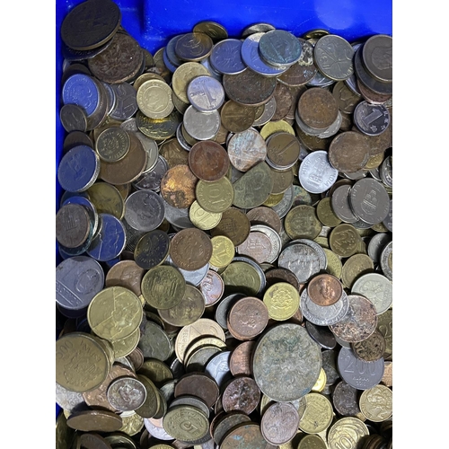 236 - Large quantity of mixed coins approx 7.2kg