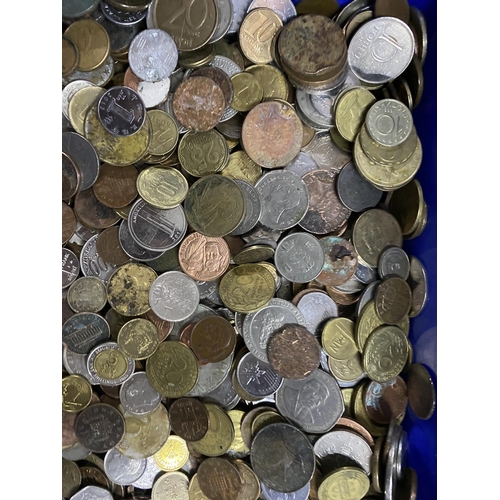 237 - Large quantity of mixed coins approx 7.2kg