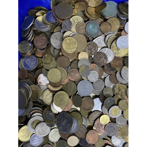 237 - Large quantity of mixed coins approx 7.2kg