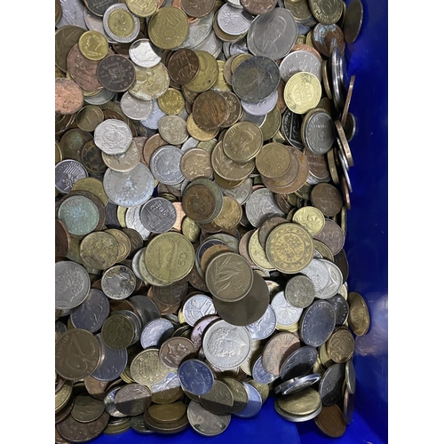 237 - Large quantity of mixed coins approx 7.2kg