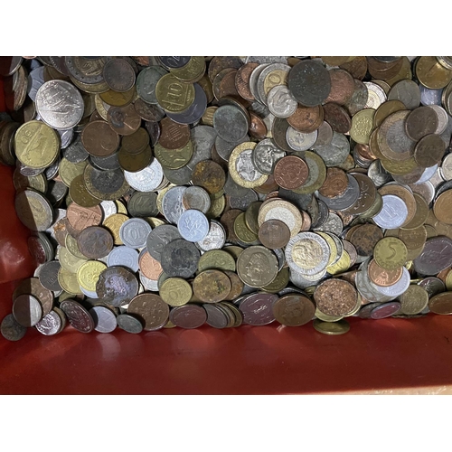 240 - Large quantity of mixed coins approx 7.2kg