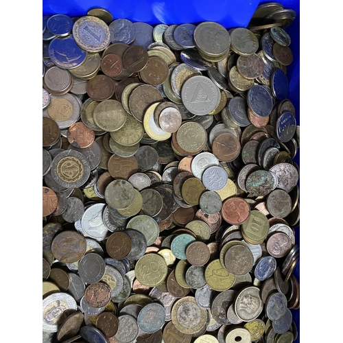 243 - Large quantity of mixed coins approx 7.2kg