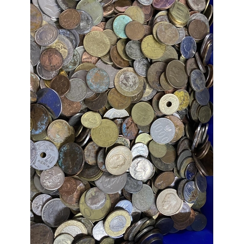 243 - Large quantity of mixed coins approx 7.2kg