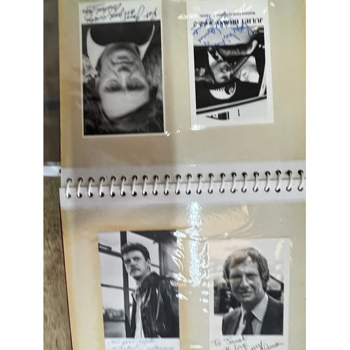 14 - 9 Albums of ephemera, autographs and photographs