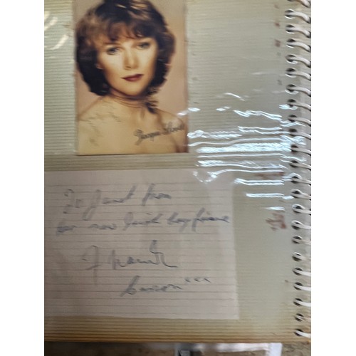 14 - 9 Albums of ephemera, autographs and photographs